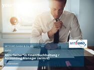 Mitarbeiter*in Finanzbuchhaltung / Accounting Manager (w/m/d) - Hannover
