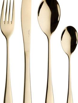 PINTINOX Besteck-Set Princess (24-tlg), 6 Personen, Edelstahl 18/10, PVD Beschichtung, spülmaschinengeeignet
