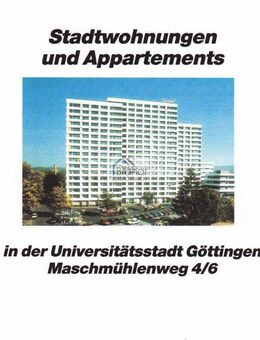 Acht Wohnungen auf einmal, sogar mit Balkon in direkter Uni- und Innenstadtnähe! - Göttingen
