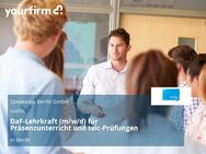 DaF-Lehrkraft (m/w/d) für Präsenzunterricht und telc-Prüfungen - Berlin
