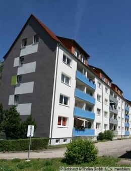 Die Wohnung - 3 Räume und Balkon! - Meiningen