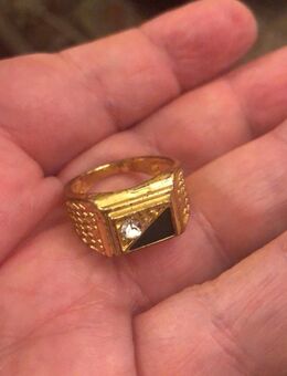 Ring vergolde zu verschenken in Dresden oder Versand - Dresden
