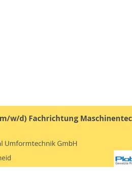 Techniker (m/w/d) Fachrichtung Maschinentechnik - Lüdenscheid
