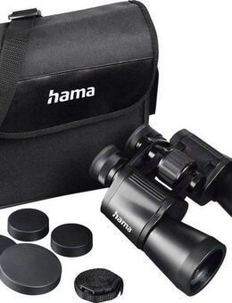 Hama Fernglas für eine scharfe Weitsicht, 10x50 mm, mit Stativanschluss Fernglas (Robustes Gehäuse, Ideal für Reise, Sport, Freizeit, Dioptrinausgleich)