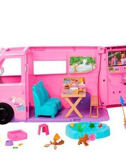 Barbie Spielzeug-Auto Super Abenteuer Camper