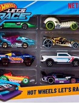 Hot Wheels Spielzeug-Auto Let´s Race, (Set, 8-tlg), sortierte Lieferung