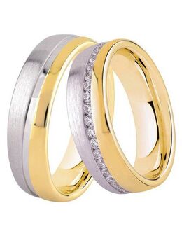 DOOSTI Trauring Schmuck Geschenk Silber 925 Trauring Ehering Partnerring LIEBE, wahlweise mit oder ohne Zirkonia