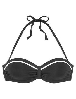 Vivance Bügel-Bandeau-Bikini-Top Lorena, mit kontrastfarbenem Piping