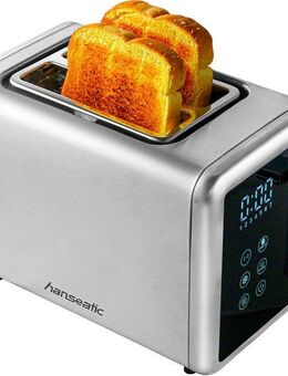 Hanseatic Toaster HT9007BD, 2 kurze Schlitze, 900 W