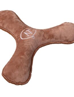 Nomad Tales Blush Plüsch Boomerang - rot: L 30 x B 30 x H 5 cm
