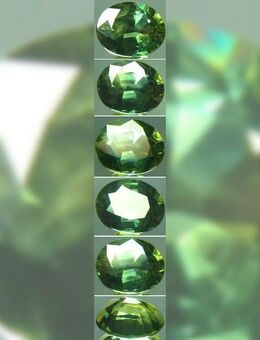 1,72 ct - ECHTER schöner Augenreiner , UNBEHANDELTER grüner , TOP Saphir , inkl. dt. Zertifikat - Neubrandenburg