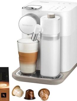 NESPRESSO Kapselmaschine EN640.W von DeLonghi, white, inkl. Willkommenspaket mit 7 Kapseln