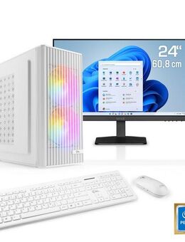 CSL Spectrum V24560 PC-Komplettsystem (24", Intel® Pentium Gold G7400, 32 GB RAM, 1000 GB SSD)