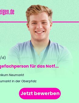 Pflegefachperson (m/w/d) für das Notfallzentrum mit Decision Unit - Neumarkt (Oberpfalz)