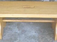 Großer Schemel Hocker aus Vollholz Eiche hell TOP - Amberg