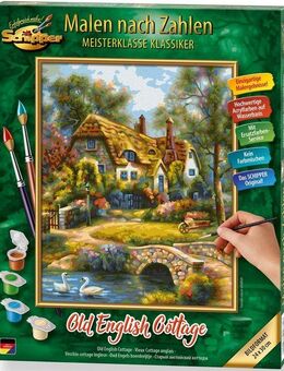 Schipper Malen nach Zahlen Meisterklasse Klassiker - Old English Cottage, Made in Germany