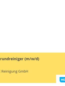 Glas- und Grundreiniger (m/w/d) - Berlin