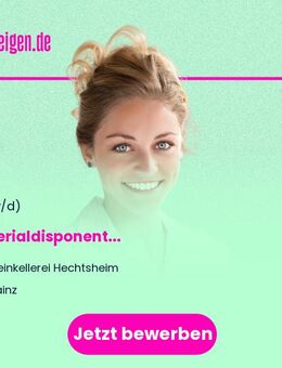 Materialdisponent (m/w/d) - Mainz
