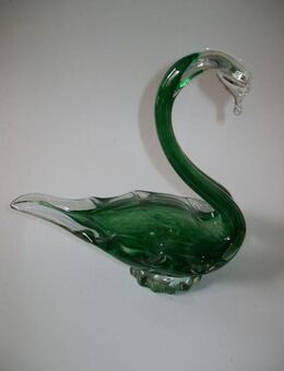 Murano Glas Schwan, Echt handarbeit 18 x 16,5 cm - Büdelsdorf