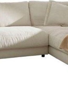 Places of Style Ecksofa Enisa XXL B/T/H: 325/224/85 cm L-Form, Kuschelig, gemütlich, in 5 Farben, Bezug in Cord, mit 2 Zierkissen