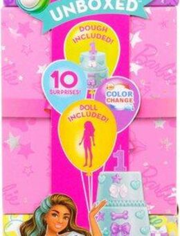Barbie Anziehpuppe Party Unboxed Haustier-Geburtstagsserie, blaues Kleid