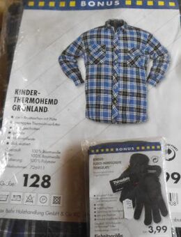 1 neues Kinderthermohemd plus handschuhe - Kassel