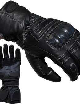 PROANTI Motorradhandschuhe speziell für Regenwetter und den Winter geeignet, aus Leder