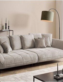 exxpo - sofa fashion Big-Sofa Triton Mega Sofa,toller Sitzkomfort, Steppung im Sitz, Breite 311cm, inkl.10-teiliges Kissenset,gemütliches Megasofa,viel Platz zum Relaxen