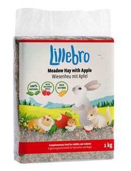 Greenwoods Wiesenheu 1 kg Jetzt testen Lillebro Wiesenheu mit Wildapfel 1 kg