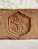 Stempel Mauer Ziegel Verzierung Inschriften Back Ziegel Stein Dekoration Feldbrand Wasserstrich in 06198