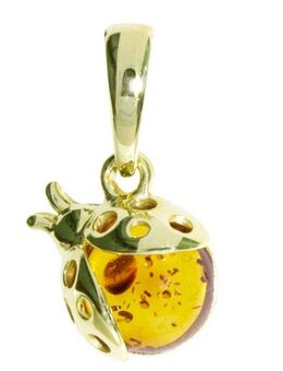 OSTSEE-SCHMUCK Kettenanhänger Ostsee-Schmuck Anhänger Marienkäfer Anhänger Marienkäfer (1-tlg)