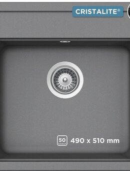 Schock Granitspüle Oslo, rechteckig, 49/51 cm