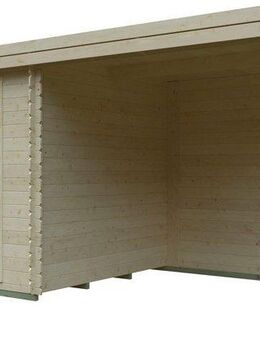 Kiehn-Holz Gartenhaus Edersee, BxT: 454x230 cm, aus naturbelassenem Fichtenholz