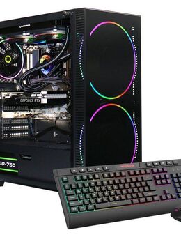 GAMEMAX Black Hole 7451 Gaming-PC (AMD Ryzen 5 7600X, GeForce RTX 5070 Ti, 32 GB RAM, 1000 GB SSD, Wasserkühlung, DDR5 RAM, Windows 11)