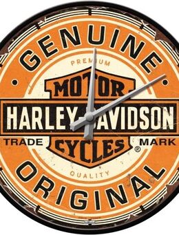 Schöne Harley-Davidson Wanduhr Genuine Original Motorrad Biker Ø 31 cm - Berlin