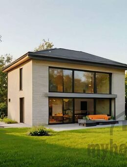Dort wohnen, wo andere Urlaub machen mit Bauhausvilla mit Keller in Emskirchen - Emskirchen
