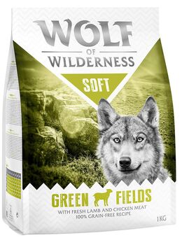 Wolf of Wilderness "Soft - Green Fields" Lamm - getreidefrei - 1 kg