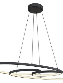 GLOBO LIGHTING LED Pendelleuchte SPIRA, Memoryfunktion, LED fest integriert, Hängelampe/Hängeleuchte/Wohnzimmer/Esstisch/elegant