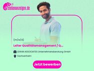 Leiter Qualitätsmanagement / QMB [m|w|d] - Sachsenheim