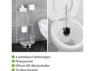 WENKO WC-Garnitur Raumsparwunder, mit Ersatzrollen- und Feuchttücher-Halter