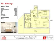 3 Zi. EG mit Terrasse ca. 102 m² - Wohnung 4 - Zeppelinstr. 10, 79761 Waldshut-Tiengen - Neubau - Waldshut-Tiengen