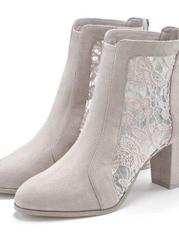 LASCANA Ankle Boot, Stiefel High-Heel-Stiefelette mit modischer Spitze und bequemen Blockabsatz