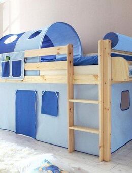 Ticaa Hochbett Malte mit Rollrost und in verschiedenen Ausführungen wahlweise mit Matratze