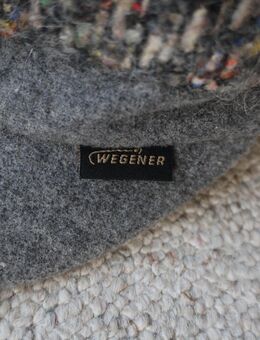Wegener Ballonmütze Wintermütze Wollmütze grau anthrazit schwarz Größe 57 - Niddatal