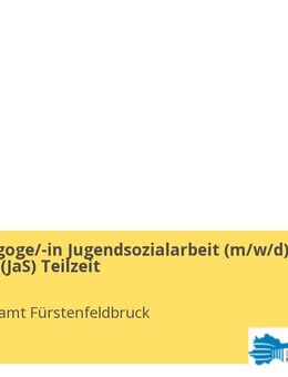 Sozialpädagoge/-in Jugendsozialarbeit (m/w/d) an Schulen (JaS) Teilzeit - Olching