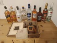 Johnnie Walker, Jack Daniels, Grappa, Gordon´s Gin, Bacardi, Havanna Club etc. OVP - Tiefenbach (Landkreis Landshut)