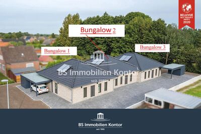 Ostrhauderfehn-Idealer Altersruhesitz! Schlüsselfertige Neubau-Bungalow mit Terrasse und Gartenanlage in ruhiger Wohnlage!