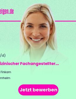 Medizinischer Fachangestellter (m/w/d) - Bornheim (Landkreis Südliche Weinstraße)