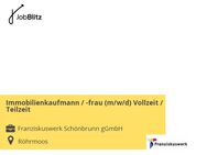 Immobilienkaufmann / -frau (m/w/d) Vollzeit / Teilzeit - Röhrmoos