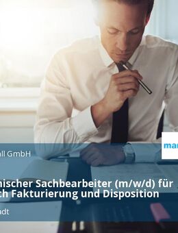 Kaufmännischer Sachbearbeiter (m/w/d) für den Bereich Fakturierung und Disposition - Prichsenstadt